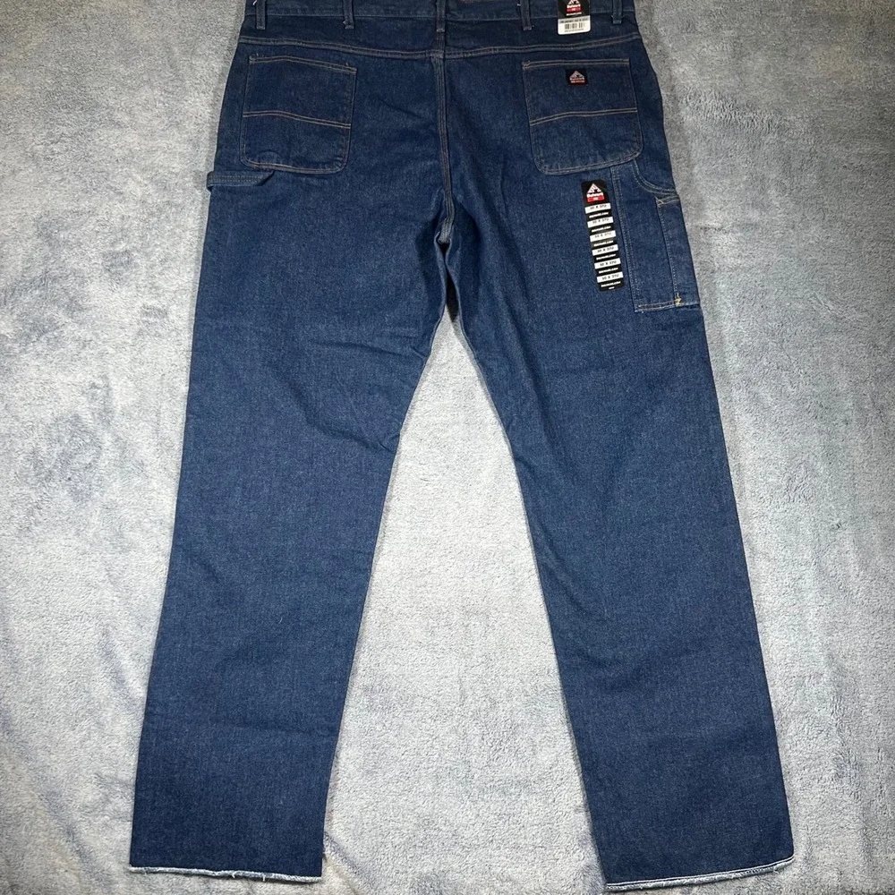 Bulwark FR Flame Resistant Denim Carpenter Pants Blue‎ 50x37 PEJ8DW1 NFPA 2112